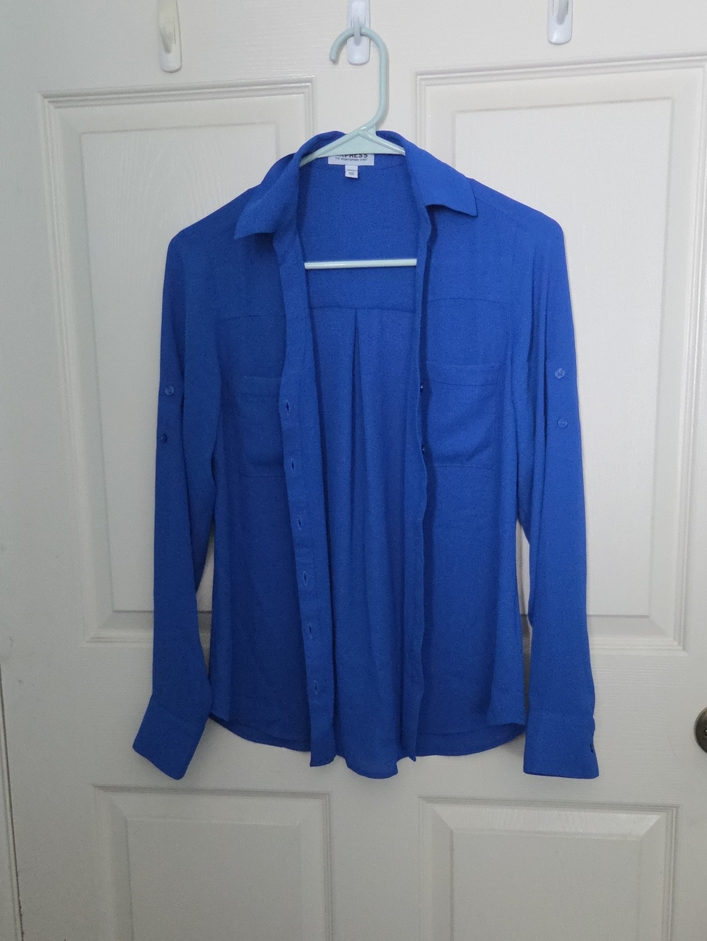 Express Blue Button-Down Shirt